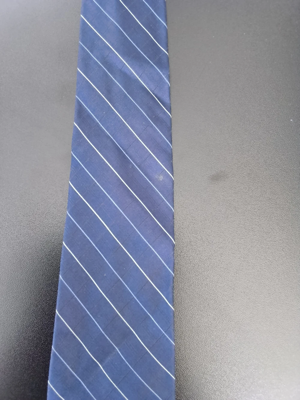 Apt. 9 Navy Blue Diagonal Pinstripe Tie